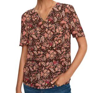 NWOT Scotch and Soda floral ladder top